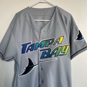Tampa Bay Devil Rays throwback authentic uniform